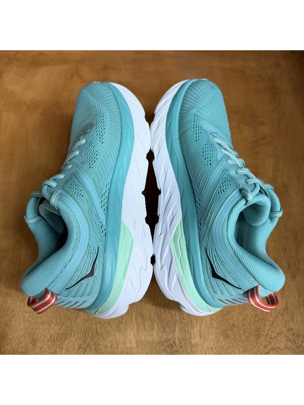 Hoka One One Bondi 7 Womens Sz 7 Blue Fog Running Shoes 1110519 AEBL *No Insoles